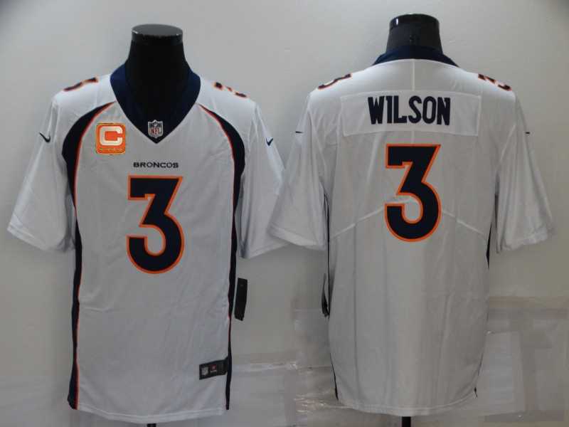 Nike Broncos 3 Russell Wilson White C Patch Vapor Untouchable Limited Jersey,We sell and wholesale Nike Broncos 3 Russell Wilson White C Patch Vapor Untouchable Limited Jersey on line form chian!